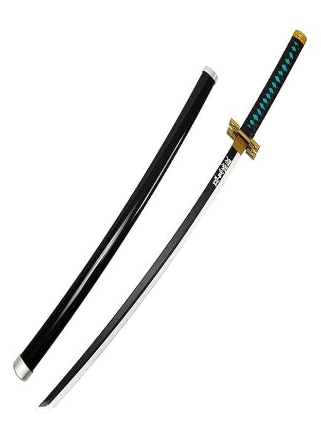 Offo Demon Slayer Muichiro Tokito (100cm Life-Size) Wooden Katana | Premium Anime Sword for Cosplay, Martial Arts, Display & Training | Elegant Gift for Fans, Kids, Teens & Collectors - Image 3